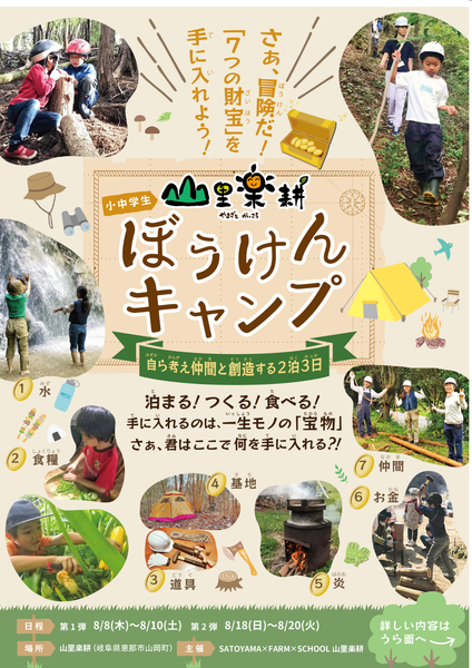 【夏休み冒険キャンプ①】「生き抜く」には、どんな力が必要か？